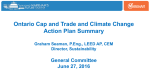 Ontario Cap and Trade and Climate Change