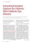 Intravitreal Implant Options for Patients With Diabetic Eye Disease