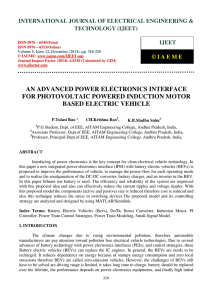 AN ADVANCED POWER ELECTRONICS INTERFACE FOR