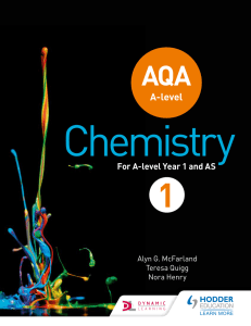 AQA A-level Chemistry