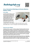 X-ray, Interventional Radiology and Nuclear Medicine Radiation