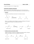 Chem 263 Notes March 2, 2006 Preparation of Aldehydes and