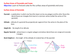 Surface Area of Pyramid and Cone