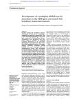 Technical report Development of a multiplex ARMS test for