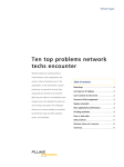 Ten top problems network techs encounter