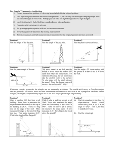 Right Angle Trig Apps