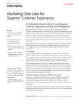 Marketing Data Lake for Superior Customer Service