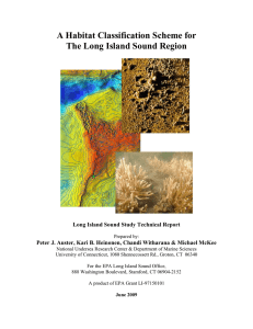 A Habitat Classification Scheme for The Long Island Sound Region