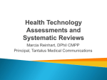 Health Technology Assessments and