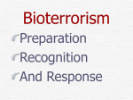 Bioterrorism - Goldens Bridge Veterinary Care Center