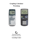 Graphing Calculator Workshop IV