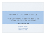 Symbolic Systems Biology