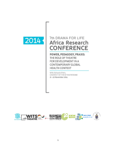 7th Drama for Life (DFL) Africa Research Conference