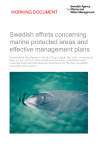 Swedish efforts concerning marine protected areas and effective