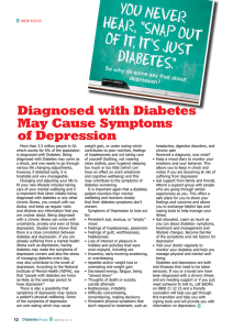 Diagnosed with Diabetes May Cause Symptoms