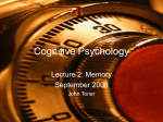 Cognitive Psychology