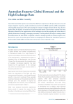 Australian Exports: Global Demand and the High Exchange Rate