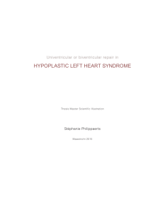 hypoplastic left heart syndrome