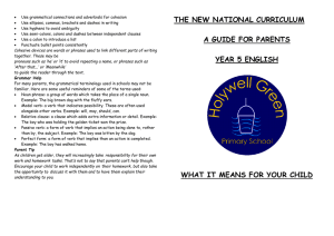 the new national curriculum a guide for parents year 5 english what