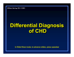 Congenital Heart Disease-Overview