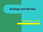 Ecology Unit Review - Gull Lake Community Schools
