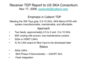 SKA Wideband Feeds Need Differential LNA`s