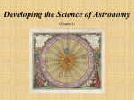 Developing the Science of Astronomy