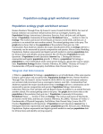 Population ecology graph worksheet answer