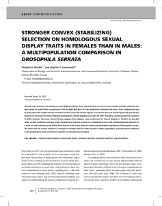 STRONGER CONVEX (STABILIZING) SELECTION ON