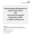 Pharmacological Management of Chronic Heart Failure with Left