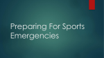 Preparing For Sports Emergencies