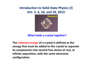 Ionic crystals