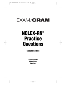 NCLEX-RN® Practice Questions Exam Cram