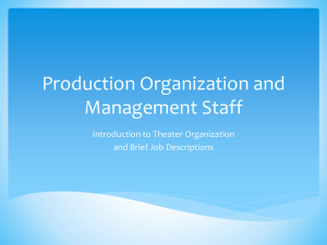 Production Organization and Management