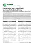 Oncogenes and Tumor Suppressor Genes