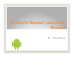 An Android-based Location Finder