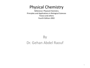 Physical Chemistry Reference: Physical Chemistry Principles and