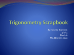 Trigonometry Scrapbook