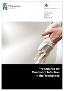 Control of Infection in the Workplace