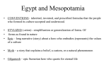 meso and egypt notes