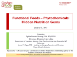 Functional Foods – What`s the Real Deal?