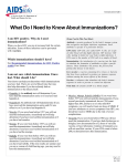 HIV and Immunizations | Understanding HIV/AIDS | AIDSinfo