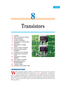 Transistors - Talking Electronics