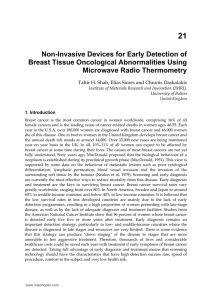 Non-Invasive Devices for Early Detection of Breast Tissue