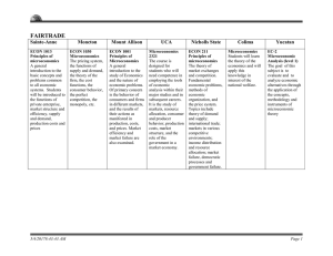 FAIRTR Curriculum Matrix