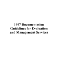 1997 Documentation Guidelines for Evaluation