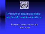 Africa`s Recent Economic Performance