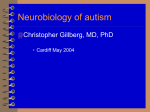 Neurobiology of autism - AWARES, the All Wales Autism Resource
