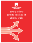 Your guide to getting involved in clinical trials
