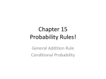 Chapter 15 Probability Rules! - yobrienmath